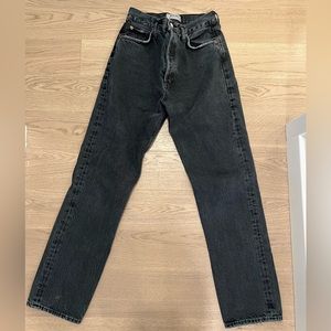 Size 26 AGOLDE black jeans